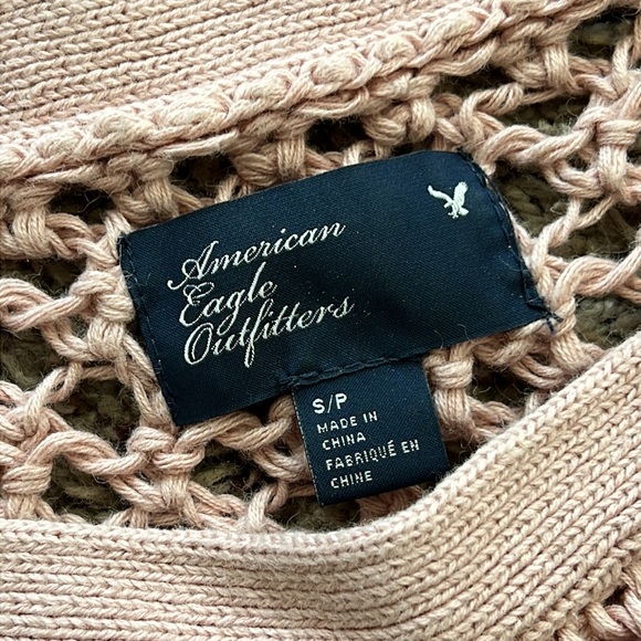 American Eagle Outfitters sz S/P pink/ dusty rose/blush sweater - Picture 2 of 2